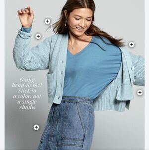 Cabi 6542 Turquoise Blue Serenity Tee